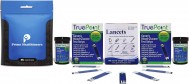 True Point Blood Glucose Test Strips for Use with One Touch Ultra, Ultra 2, Ultra Mini Meters, UltraSmart Meter, 100 Lancets, 100 Small Bandage and 2 Biohazard Bags