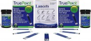 True Point Blood Glucose Test Strips for Use with One Touch Ultra, Ultra 2, Ultra Mini Meters, UltraSmart Meter and 100 Lancets
